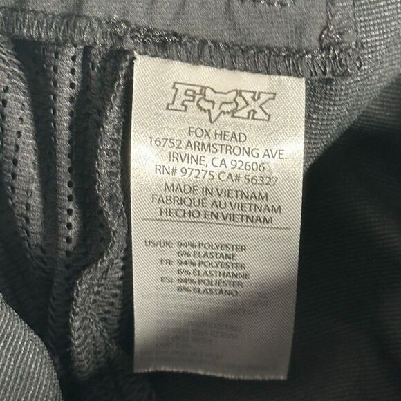 Fox Racing Shorts Mens Size 30 Black‎ Defend Cycling 14" Inseam Mountain Bike - Picture 3 of 10